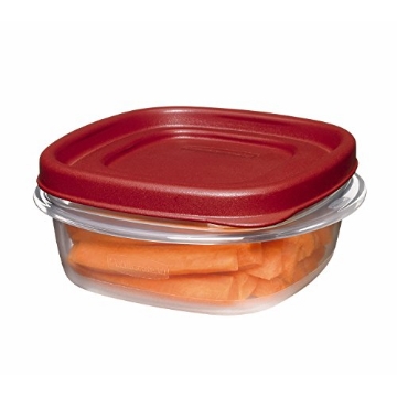 Picture of RUBBERMAID COMMERCIAL 2067183 Rubbermaid Easy Find Lids Food Storage Container, 1.25 Cup, Racer Red (EA)