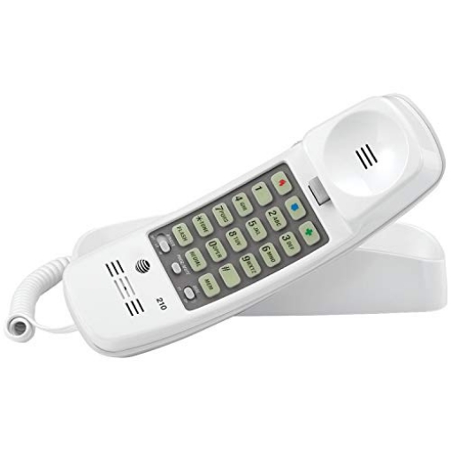 Picture of AT&T Corp 210W ATT 210 Corded TRIMLINE Phone with 13-Number Memory (EA)