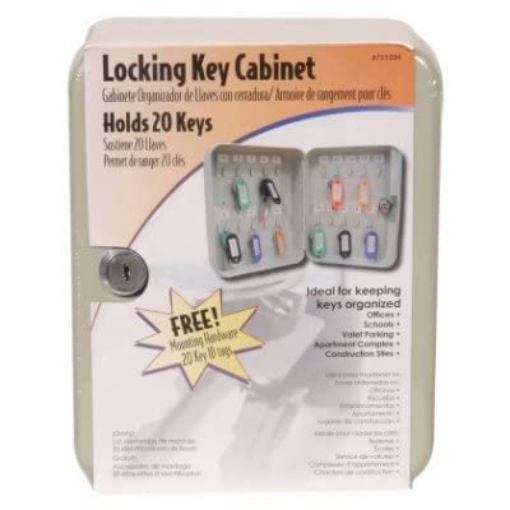 Picture of HILLMAN 711334 The Hillman Group 711334 Locking Key Cabinet with a Twenty Key Capacity (PK-2-EA)