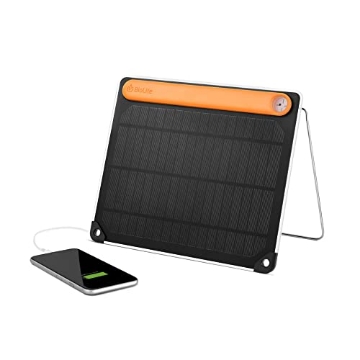 Picture of BIOLITE INC SPA0200 BioLite, SolarPanel 5+, Ultraslim 5-Watt Solar Panel with 3,200 mAh Battery, 13.76 oz, 10.12 x 8.19 x 0.94 (EA)