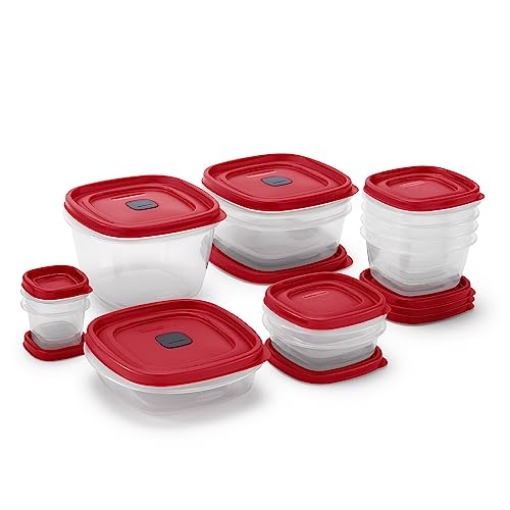 Picture of RUBBERMAID COMMERCIAL 2066470 Rubbermaid Assorted Food Storage Container Set - Case of: 1; Each Pack Qty: 24; Total Items Qty: 24 (PK-2-EA)