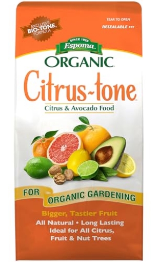 Picture of Espoma Company - Naturals CT4 Espoma Organic Citrus-tone 5-2-6 Natural & Organic Fertilizer and Plant Food for all Citrus, Fruit, Nut & Avocado Trees; 4 lb. Bag. Promotes Vigorous Growth & Abundant Fruit (EA)
