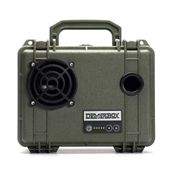 Picture of SOUTHERN GROUND AUDIO LLC DB1-1150-ODG DemerBox: Waterproof, Portable, and Rugged Outdoor Bluetooth Speakers. Loud Sound, 40+ hr Battery Life, Dry Box + USB Charging, Multi-Pairing Party Mode. Built to Last + Fully Serviceable (Green DB1) (EA)