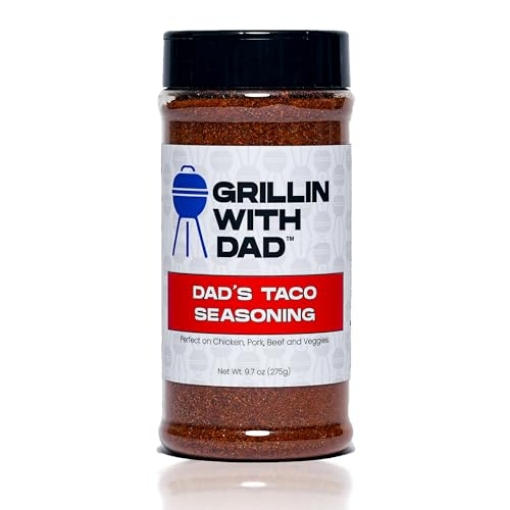 Picture of GRILLIN WITH DAD GWDTC Grillin With Dad Taco Seasoning - Great Tasting Fajita Seasonings - Great Balance of Flavor - Best Taco Seasoning for Grilling & Smoking (EA)