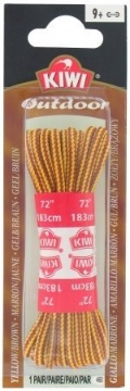 Picture of Kiwi 70448 S C Johnson Wax 70448 Outdoor Round Laces, Gold/Brown, 72-In. - Quantity 1 (EA)