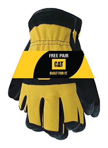 Picture of CAT CAT012222L-2 Cat Split Lthr Glove Lg 2pk (EA)