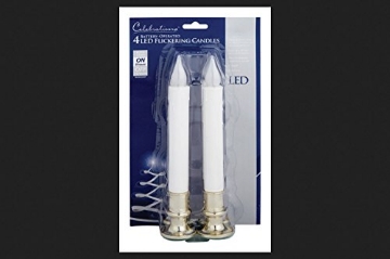 Picture of Celebrations 24329-73A Celebrations LED Candle Orange 4 Lights (EA)