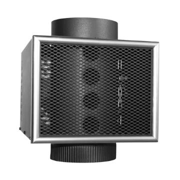 Picture of US STOVE CO MH6 US Stove Company MH6 Easy to Install 6 Inch Miracle Heat Reclaimer Ultra Quiet Freestanding Wood or Coal Stove Furnace, Black (EA)