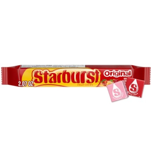 Picture of Starburst 108223 STARBURST Original Fruit Chews Chewy Candy, Full Size, 2.07 oz (PK-36-EA)