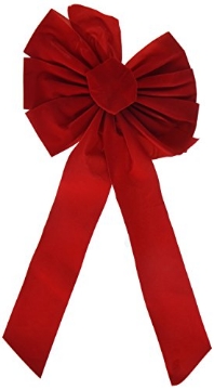 Picture of HOLIDAY LIGHT RAIL LLC 7964ACE 10 x 12-Inch Red Velvet Bow (PK-12-EA)