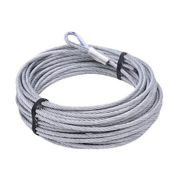 Picture of TIE DOWN ENGINEERING INC 50070 Tie Down 50070 Galvanized Cable (Swagged Loop and Thimble, 3/16 Inch, 50 Foot Roll), Pack (EA)