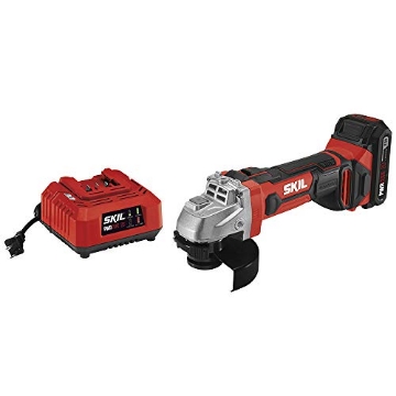 Picture of Skil AG290202 Skil 20V 4-1/2 Inch Angle Grinder, Includes 2.0Ah PWRCore 20 Lithium Battery and Charger - AG290202 (EA)