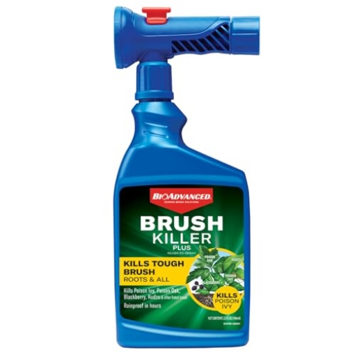 Picture of SBM LIFE SCIENCE CORP 704645A BioAdvanced Brush Killer Plus, Ready-to-Spray Weed Killer, 32 oz â€“ Kills Tough Brush Roots & Poison Ivy (EA)