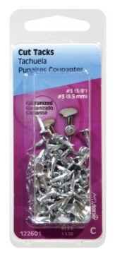 Picture of HILLMAN 122606 Hillman No. 10 x 5/8 in. L Galvanized Silver Steel Cut Tacks 1.75 pk (PK-6-EA)