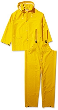 Picture of Boss Products Usa Llc 3PR0300YJ Boss Gloves Yellow Boss Rainwear 3pr0300yj XXL Lined PVC Rainsuit 3 Piece, XX-Large (EA)