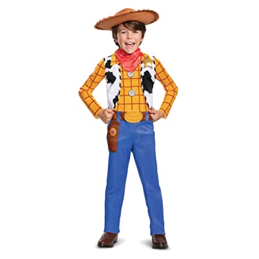 Picture of Disguise DG100689M Disney Toy Story 4 Woody Costume, Officially Toy Story 4 Costume for Children, M (3T-4T) (EA)