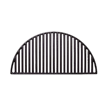 Picture of Premiertek.net, LLC BJ-HCICG Kamado Joe Durable Half-Moon Cast Iron Cooking Grate with Grill Grate Lifter for Big Joe 24-inch Charcoal Grill and Smokers, Free Standing, in Black, Model BJ-HCICG (EA)