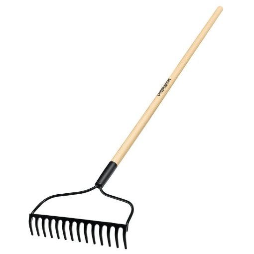 Picture of Home Plus+ R-14AL Truper Home Plus 55 in. L x 14 in. W Steel Bow Rake Wood (PK-6-EA)