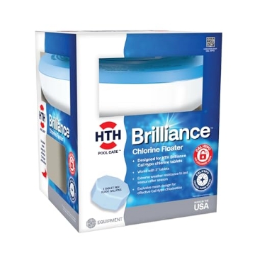 Picture of ARCH CHEMICAL 91035 HTH 91035 Brilliance Chlorine Floater Swimming Pool Care, Designed for HTH Brilliance Cal Hypo Chlorine Tablets - Extreme Weather Resistance, Long-Lasting, Slow Tablet Dissolution (EA)