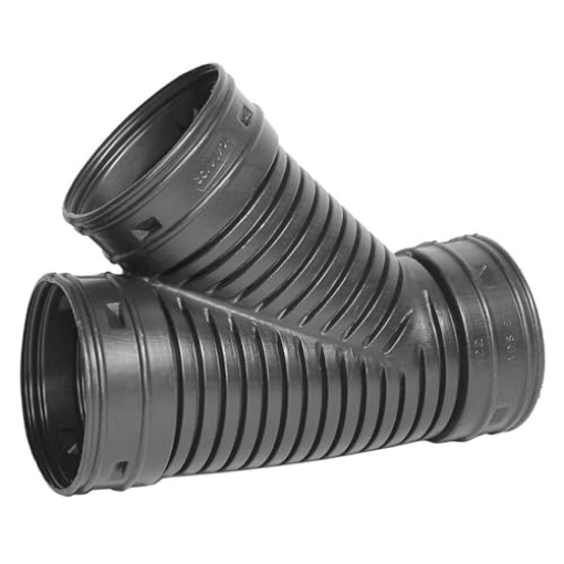 Picture of ADVANCE DRAINAGE SYSTEMS 0622AA Advanced Drainage Systems 0622AA Corrugated Singlewall Pipe Wye, 6" (EA)