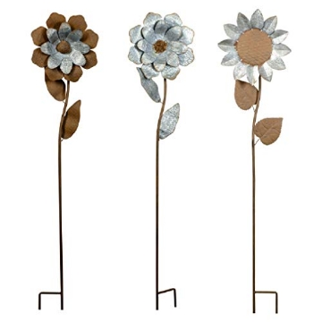 Picture of Alpine Dairy, Inc. JUM217A Alpine Stake Rustic Flower 76" (PK-9-EA)