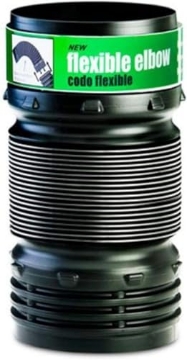 Picture of FLEX-DRAIN 57010 FlexDrain 57010 Elbow Landscaping Drain Pipe Adapter (EA)