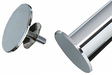 Picture of ORGANIZED LIVING 7913-1510-34 Organized Living 7913-1510-34 Chrome Rod Stop (PK-12-EA)