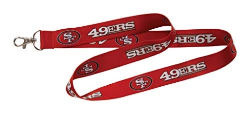 Picture of HILLMAN 712178 Hillman NFL Polyester Assorted Decorative Key Chain Lanyard6 (PK-6-EA)