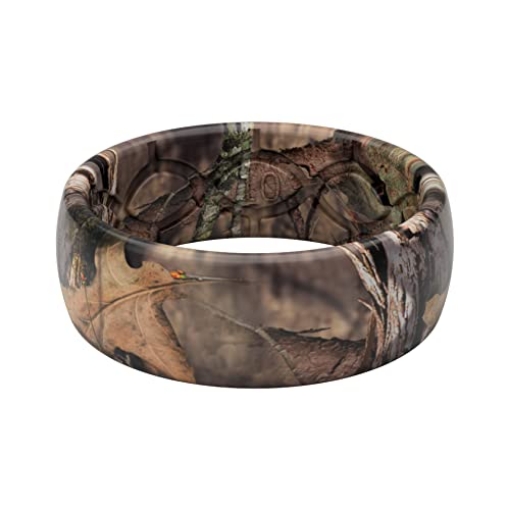 Picture of GROOVEVENTURES LLC R6-001-11 Groove Life Mossy Oak Breakup Country Camo Silicone Ring Breathable Rubber Wedding Rings for Men, Lifetime Coverage, Unique Design, Comfort Fit Ring - Size 11 (EA)
