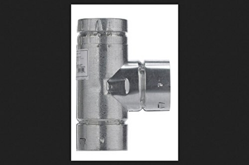 Picture of Selkirk 183100 Selkirk Standard Gas Vent Tee 3 " #3rv-Ts Type B Al 500 Deg. F Ul (PK-2-EA)