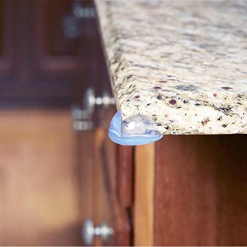 Picture of NORTH STATES 6161 Toddleroo by North States - Gel Corner Protectors for Baby Proofing: Furniture Corner & Edge Safety Bumpers - 4 Pack - Clear (EA)