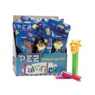 Picture of PEZ CANDY CO. 079503 PEZ Favorites Assortment Assorted Candy and Dispenser 1.87 oz. - Case of: 12;12 (PK-12-EA)