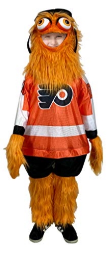 Picture of Rasta Imposta GC55636 Rasta Imposta Gritty Mascot NHL's Philadelphia Flyers Gritty Costume Hockey Fan Kids Party Dress Up Costumes, Child Size 3-6 (EA)