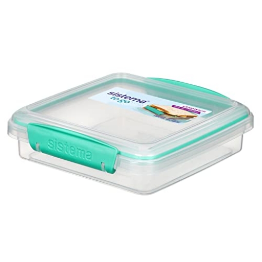 Picture of Sistema 2164753 Sistema Klip It Value, BPA Free, Watertight, Microwave, Dishwasher, Freezer Safe Meal Holder, 6 Pack, New Zealand (PK-9-EA)