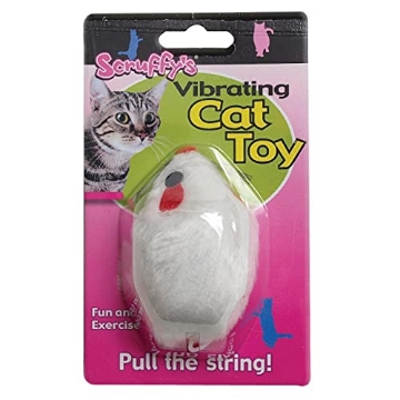 Picture of SCRUFFY 32073 Scruffy Hugo Boss Vibrating Mouse Cat Toy (EA)