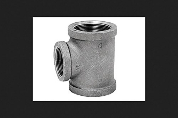 Picture of ANVIL INTERNATIONAL 8700122701 Anvil 8700122701 Malleable Iron Pipe Fitting, Reducing Tee, 3/4" x 1/2" x 1/2" NPT Female, Galvanized Finish (EA)