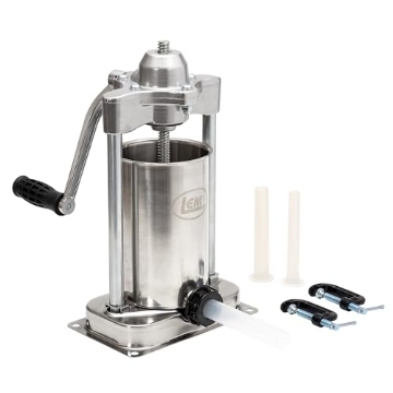 Picture of SKYWATCH CAPITAL PARTNERS INC 1606 LEM Products Mighty Bite Vertical Stainless Steel 5 Pound Capacity Sausage Stuffer with Plastic Stuffing Tubes (EA)