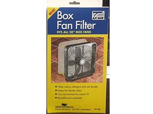 Picture of AC-SAFE FF-20 AC Safe 20 in. W x 20 in. H Polyester Box Fan Filter (1 fan filter + 4 filter clips) (PK-6-EA)