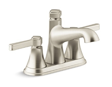 Picture of Kohler R99910-4D1-BN Kohler K-R99910-4D1-BN 1.2 GPM Centerset Bathroom Sink Faucet, Vibrant Brushed Nickel (EA)