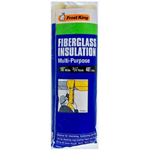 Picture of FROST CUTLERY CO SP1/12 Frost King SP1 Multi-Purpose Fiberglass Insulation Roll, 16" W x 3/4" T x 48" L (EA)
