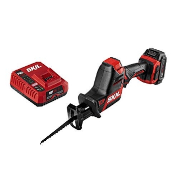 Picture of Skil RS582802 SKIL PWR CORE 12 Brushless 12V Compact Reciprocating Saw Kit, Includes 2.0Ah Lithium Battery and PWR JUMP Charger - RS582802 (EA)