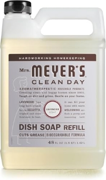 Picture of Mrs Meyers 304831 MRS. MEYER'S CLEAN DAY Liquid Dish Soap Refill, Biodegradable Formula, Lavender, 48 fl. oz (EA)