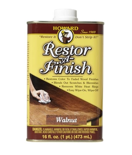 Picture of Howard Miller RF4016 Howard Products RF4016 RF3016 Restor-A-Finish, 16 oz, Walnut, 16 Fl Oz (EA)