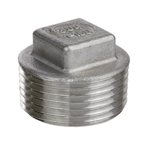 Picture of SMITH-COOPER 4638102280 Smith Cooper 2 in. MIP x 2 in. Dia. MPT Stainless Steel Square Head Plug (EA)
