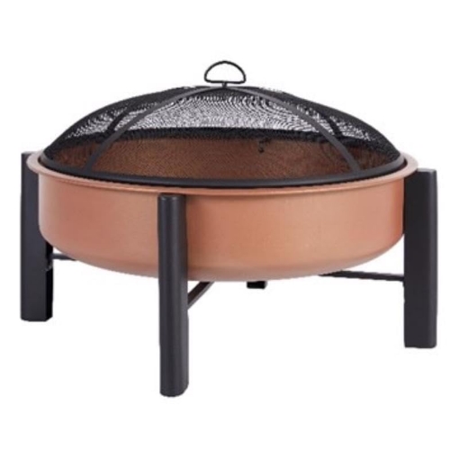 Picture of Living Accents FT-32735 Living Accents 30 in. W Steel Modern Round Wood Fire Pit (EA)