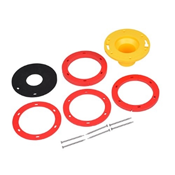 Picture of SET-RITE 43400 Oatey Toilet Flange Extender Kit 1/4- 1 5/8 in,Red and Yellow (EA)