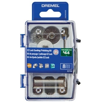 Picture of DREMEL(R) EZ726-01 Dremel EZ726-01 EZ Lock™ Sanding & Polishing Rotary Accessory Micro Kit, 8 Piece Set (EA)