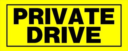 Picture of HILLMAN 841806 SIGN PRVT DRIVE 6X15" (PK-6-EA)