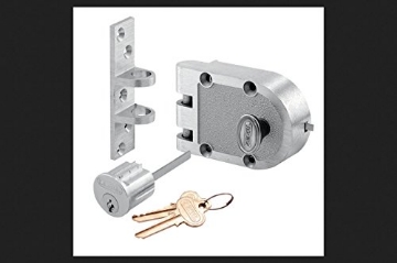 Picture of Prime SE 15323 Segal SE 15323 Deadbolt, Single Unit, Chrome Finish – Solid Bronze Alloy Construction, Single Cylinder, FLAT Strike (Single Pack) (EA)