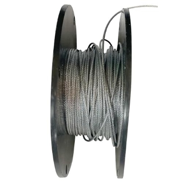 Picture of BELLE LUCI GW500332 Holiday Bright Lights Belle Luci Galvanized Steel Guy Wire, 500FT Heavy Duty Rust-Resistant Wire for Outdoor String Lights (EA)